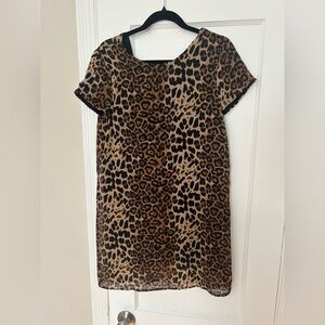 Leopard Print Mini Dress